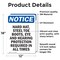 Signmission 18 in Height, 12 in Width, Vinyl Decal, Rectangle OS-2PACK-NS-D-1218-V-13271 - alternate 3